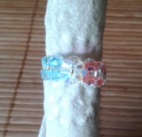 Anillo de tres flores