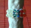 Anillo de tres flores