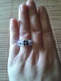 Anillo de tres flores 